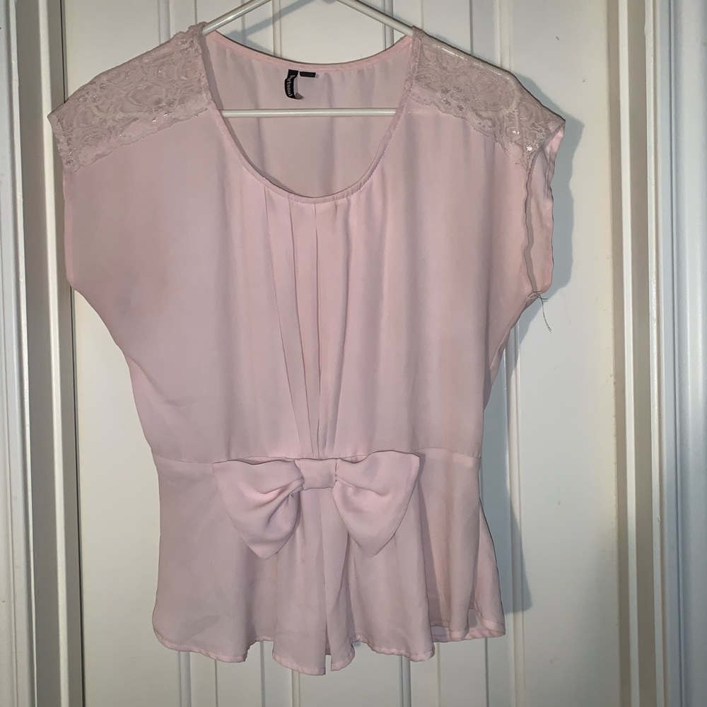 Pale pink shirt